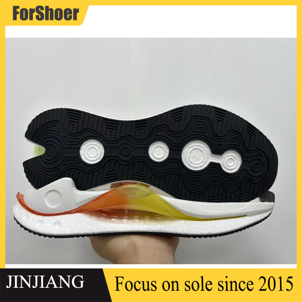 Factory Latest High Rebound Popcorn+TPU Sole Sneakers Sole Running Shoe Outsole