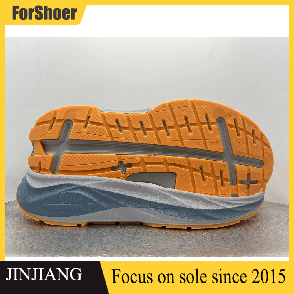 Wholesale Customized Breathable Non-slip Sneakers TPU Sole High Elastic Men's Casual Sole