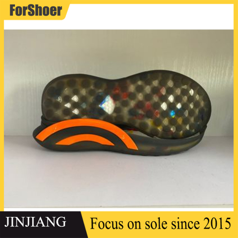 Black Outsole Comfortable Outdoor Walking TPU Shoe Sole