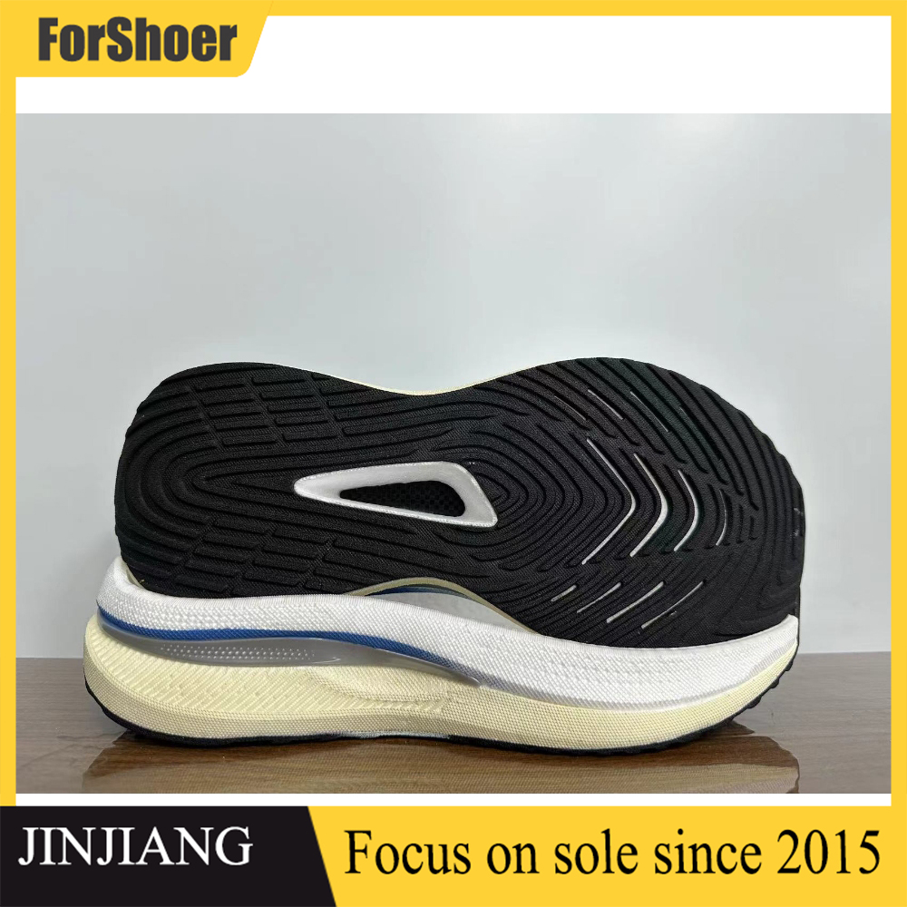 Custom Casual Men Chunky Outsole Rubber TPU Popcorn Shoe MD TPU Running Sole