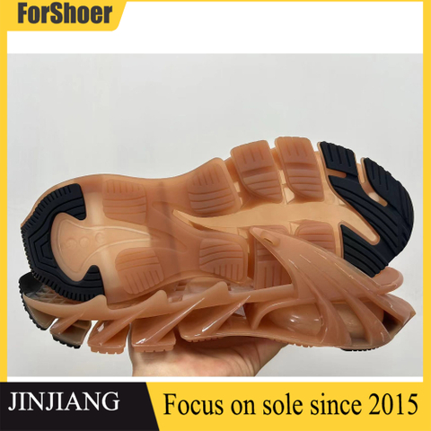 Blade Sole Men's Running Waterproof Sneakers Unique High-quality Cushioning Outdoor Outsole
