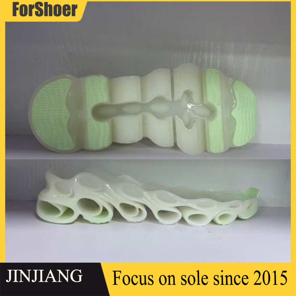 Fashion Blade Point Air Cushion Outsoles Transparent With TPU+Phylon
