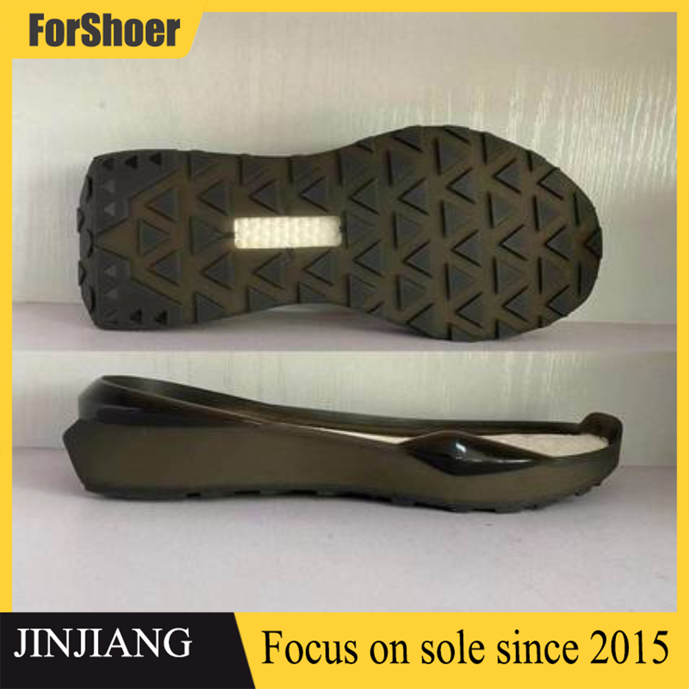 Fashion Men's Sports Shoes Sole Anti-slip ETPU Rubber Shoe Soles Shock Absorption Soles