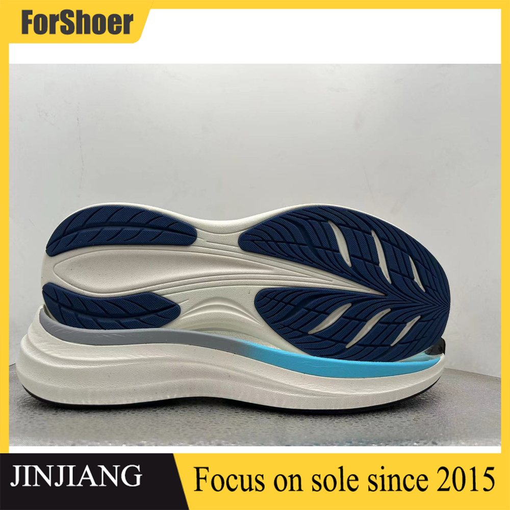 Wholesale Customized Breathable Non-slip Sneakers TPU Sole High Elastic Men's Casual Sole