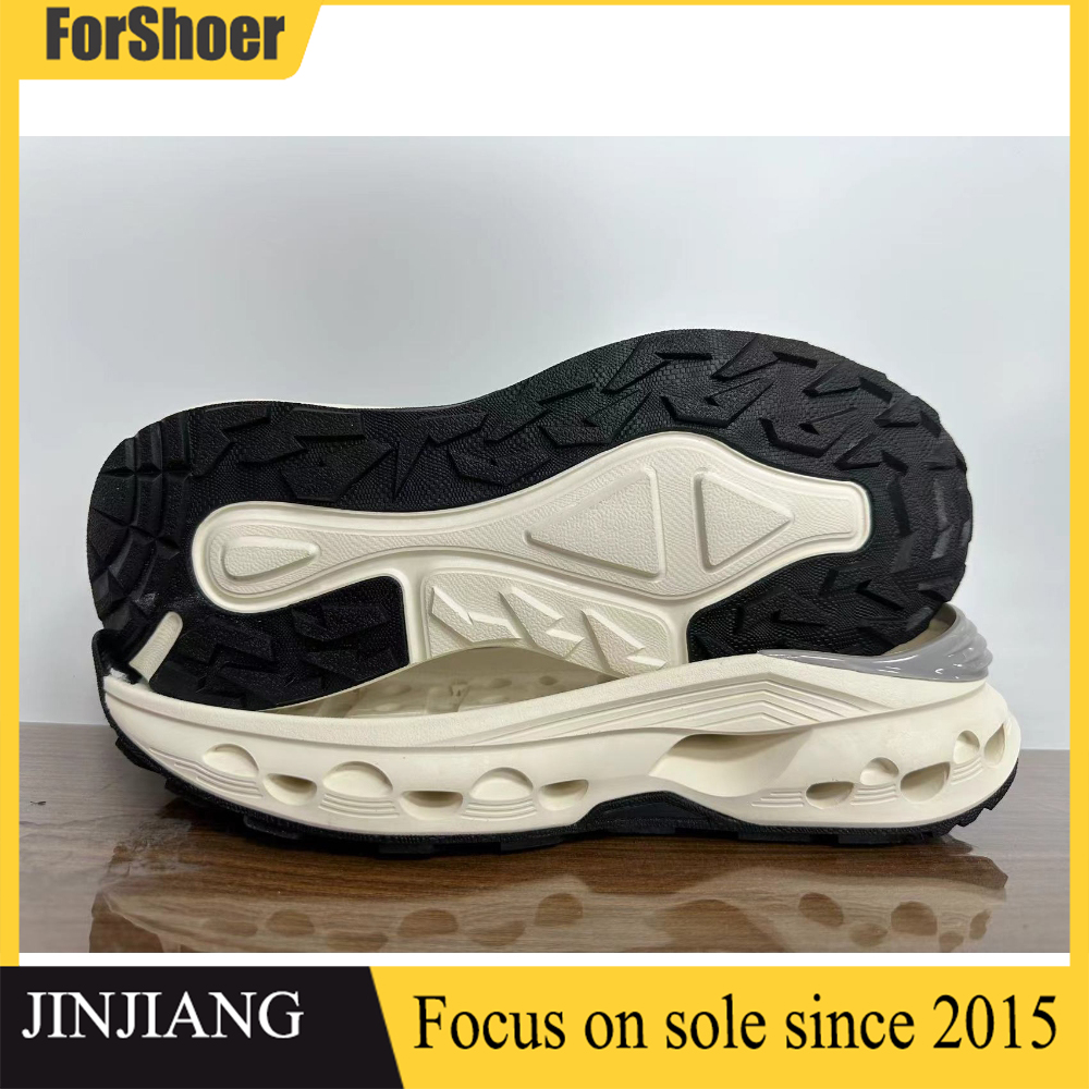 Factory Wholesale Rubber Fashion Sneaker Outsoles White Outdoor Running Shoes Soles