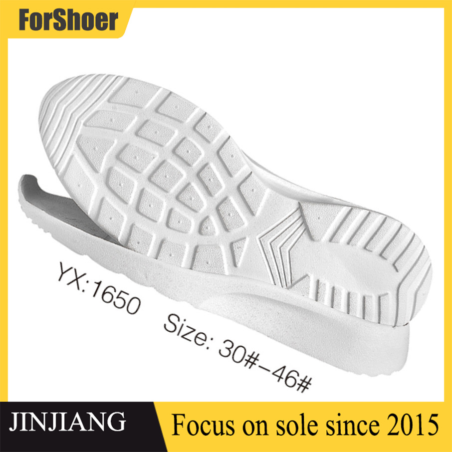 High Quality Soles Fashion Design Shockproof Unisex EVA White Sneaker Outsole