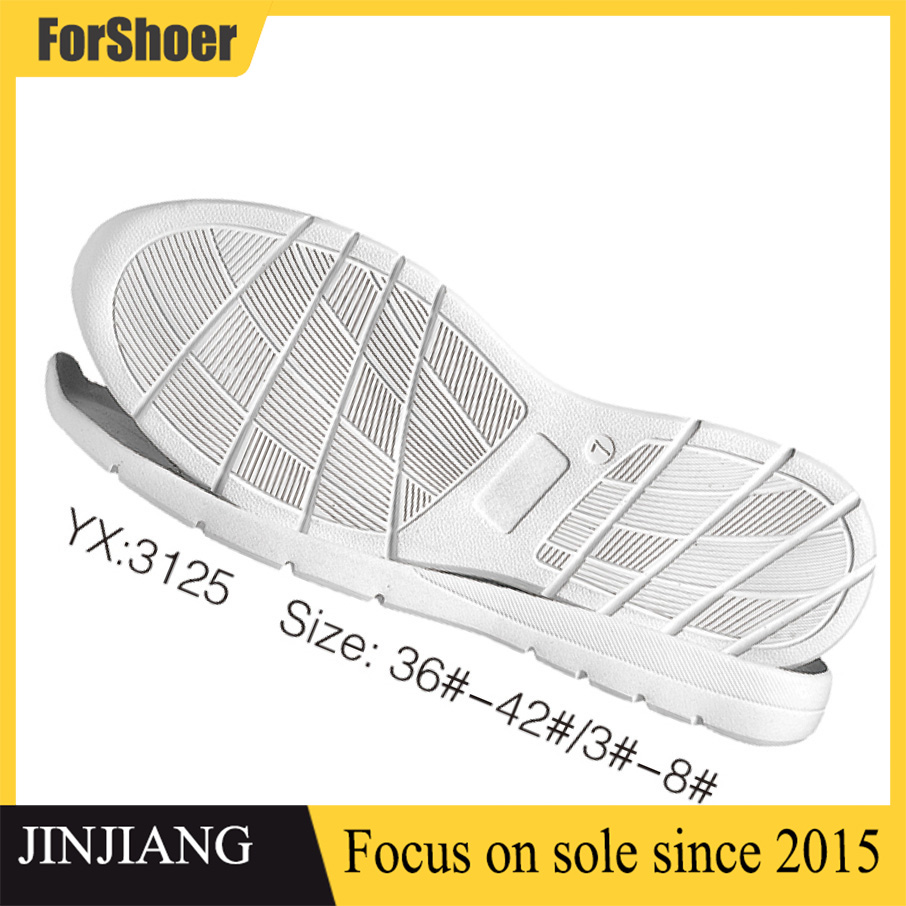 Custom Sport Shoe Soles OEM Men Women Eva+Rubber Sole Unisex Shock Absorption Sneaker Sole