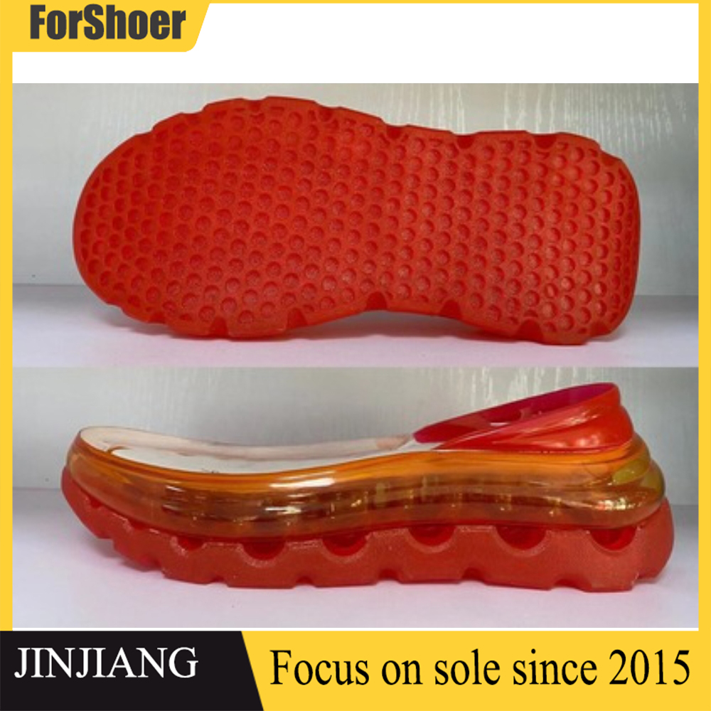 Air Cushion Sole Customized Men's Cushioned Elastic Sports Running Shoes Sole