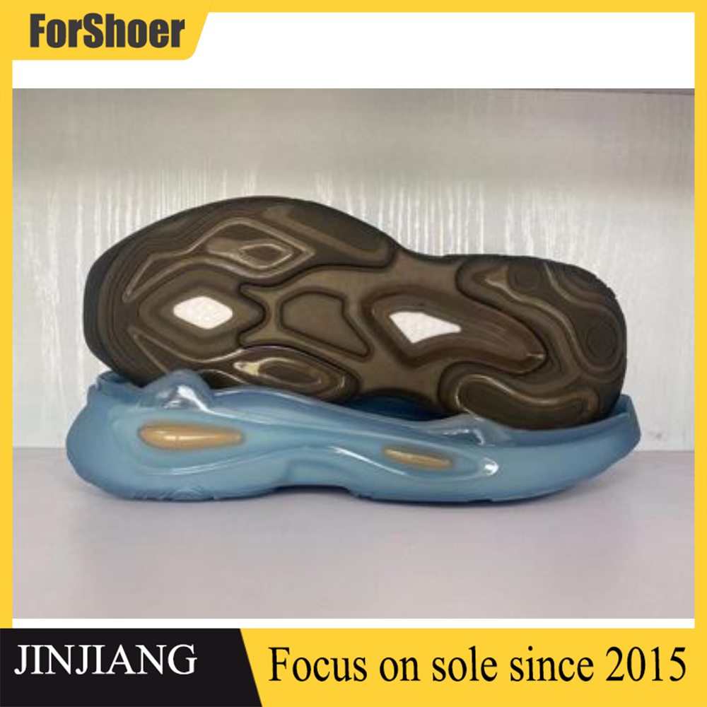 New Coming Transparent TPU Outsole Thick Soled Height Increasing Shoes Sole