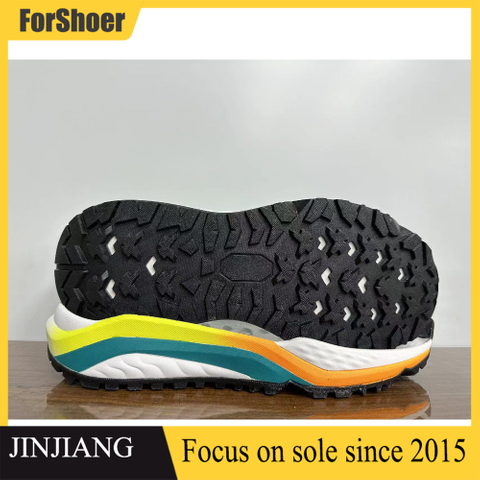 OEM Factory Best Selling MD Shoes Sole Double Color Footwear tpu Sport Outsole Making