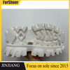 Factory Wholesale Rubber Fashion Sneaker Outsoles White Outdoor Running Shoes Soles