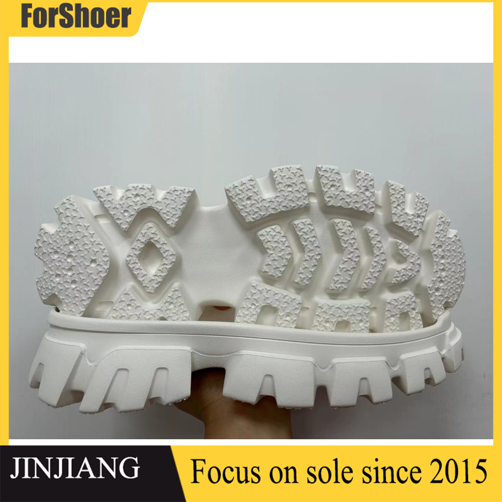 Factory Wholesale Rubber Fashion Sneaker Outsoles White Outdoor Running Shoes Soles