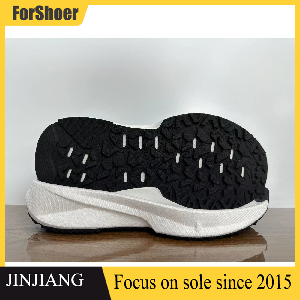 Custom Casual Men Chunky Outsole Rubber TPU Popcorn Shoe MD TPU Running Sole