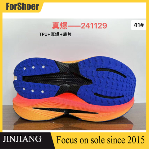 Sole Factory New Student Sports Training Running Sole Men's and Women's Sports Shoes Popcorn Sole