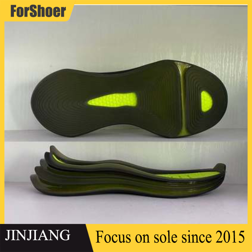 OEM Accept Jogging Sneakers Men EVA Black TPU Sole