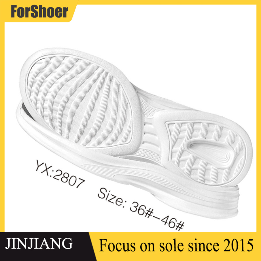 High Quality Soles Fashion Design Shockproof Unisex EVA White Sneaker Outsole