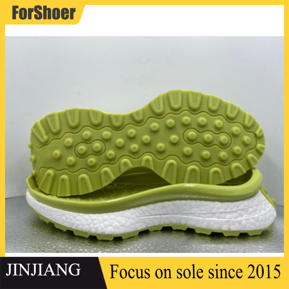 Wholesale Wear-Resistant TPU Outsole Super Soft Popcorn Sole for Sport Shoes