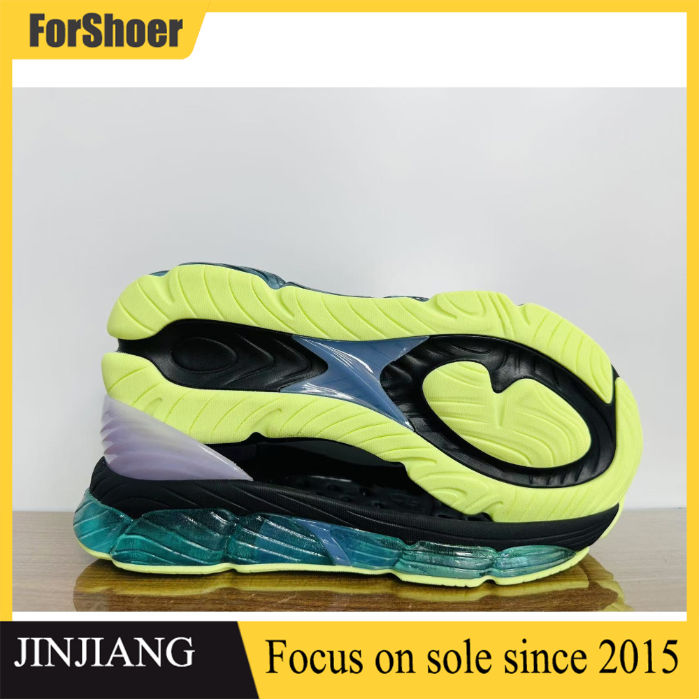 TPU Material for Wholesale High Elastic Men purple MD Foam Sole Shoes Outsole