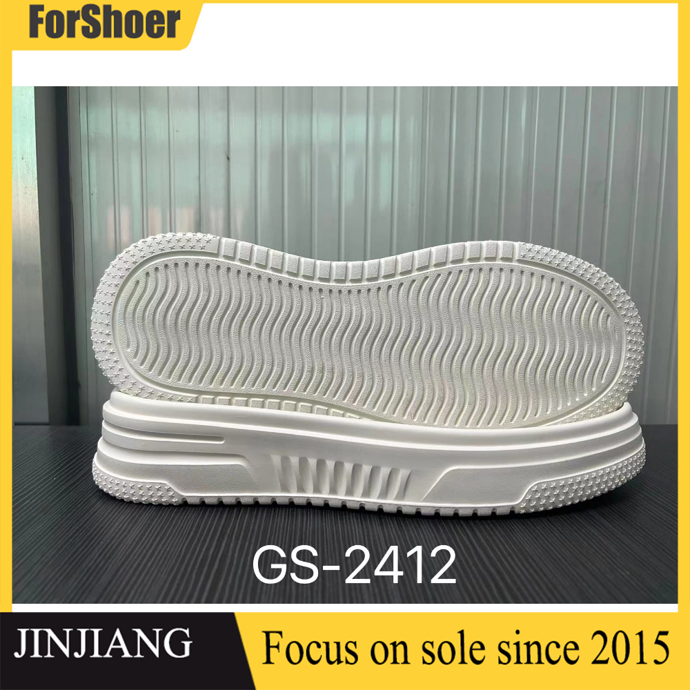 Factory Wholesale Rubber Fashion Sneaker Outsoles White Outdoor Running Shoes Soles