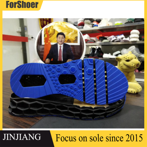 Wholesale Blade Point Men jogging Soles,Soft Air Cushion Transparent Sole