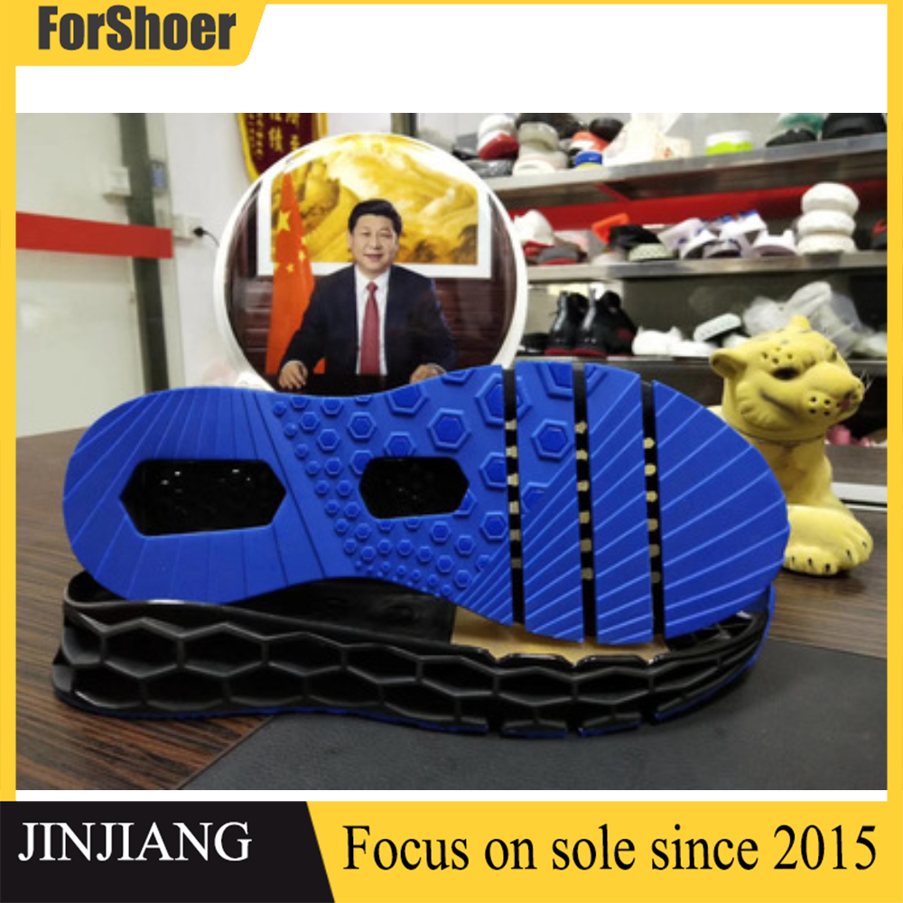 Wholesale Blade Point Men jogging Soles,Soft Air Cushion Transparent Sole