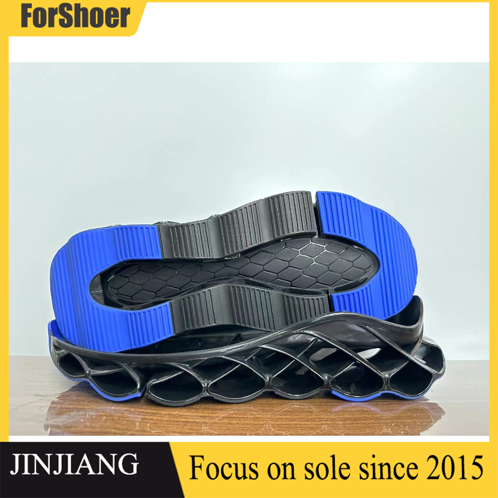 Sole for Fashionable Sports Shoes TPU Blade Anti Slip Sole Lightweight Running Shoe Sole