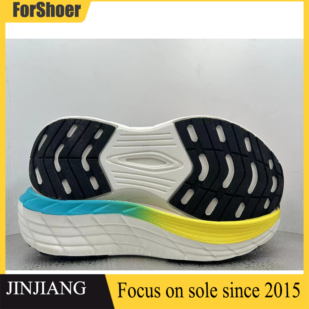 Custom Molded EVA sole with slip-resistant rubber bottom Casual sneakers sole