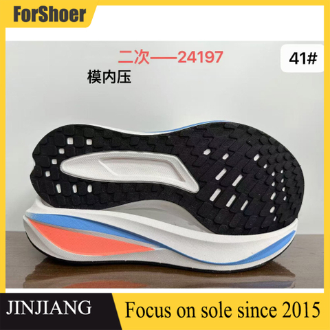 Sport Designer Running Shoe Sole High-elastic EVA Soles With Wear Resistant Rubber Outsole