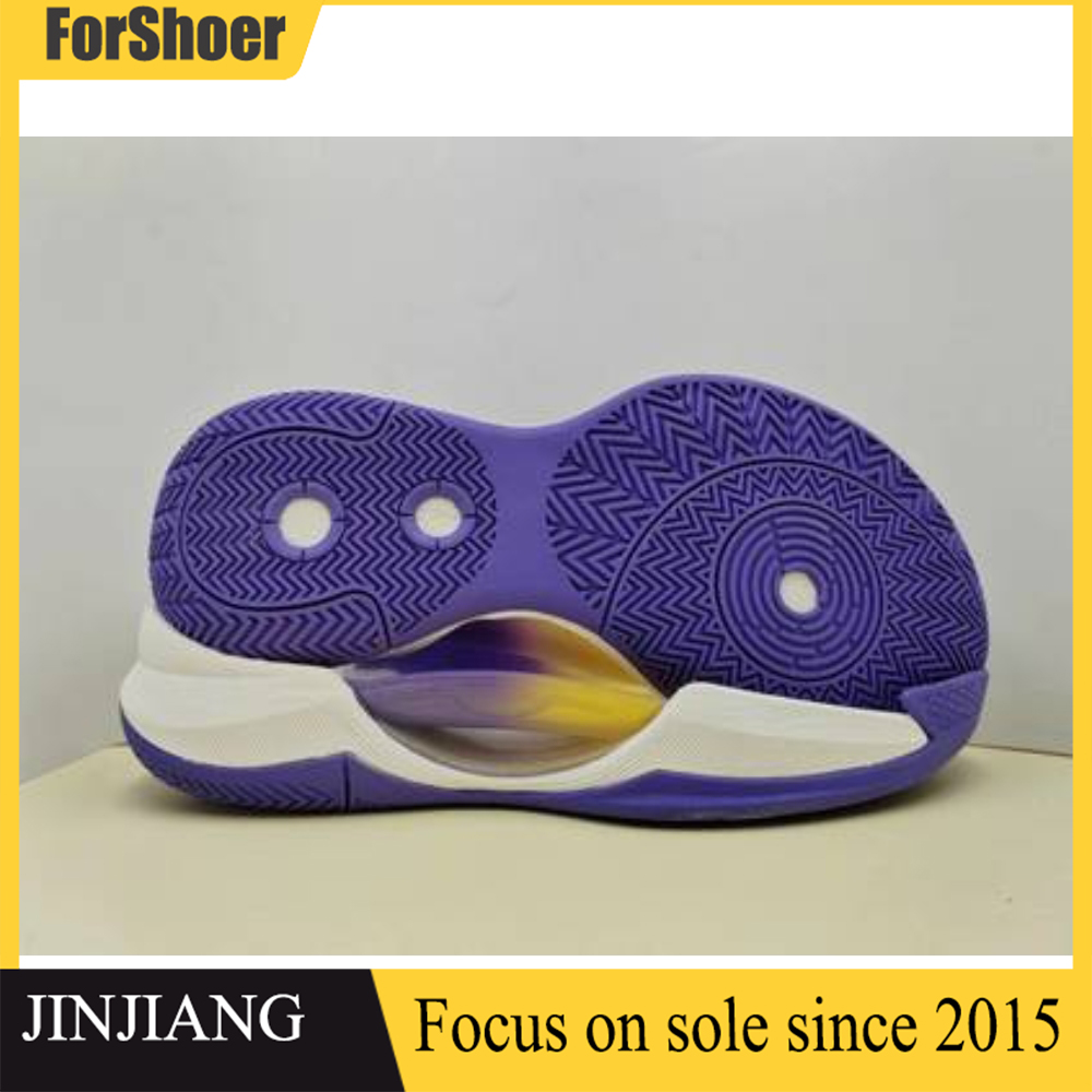 Men's Outdoor Anti-slip Wear-resistant Soles Sports Basketball Shoe Soles