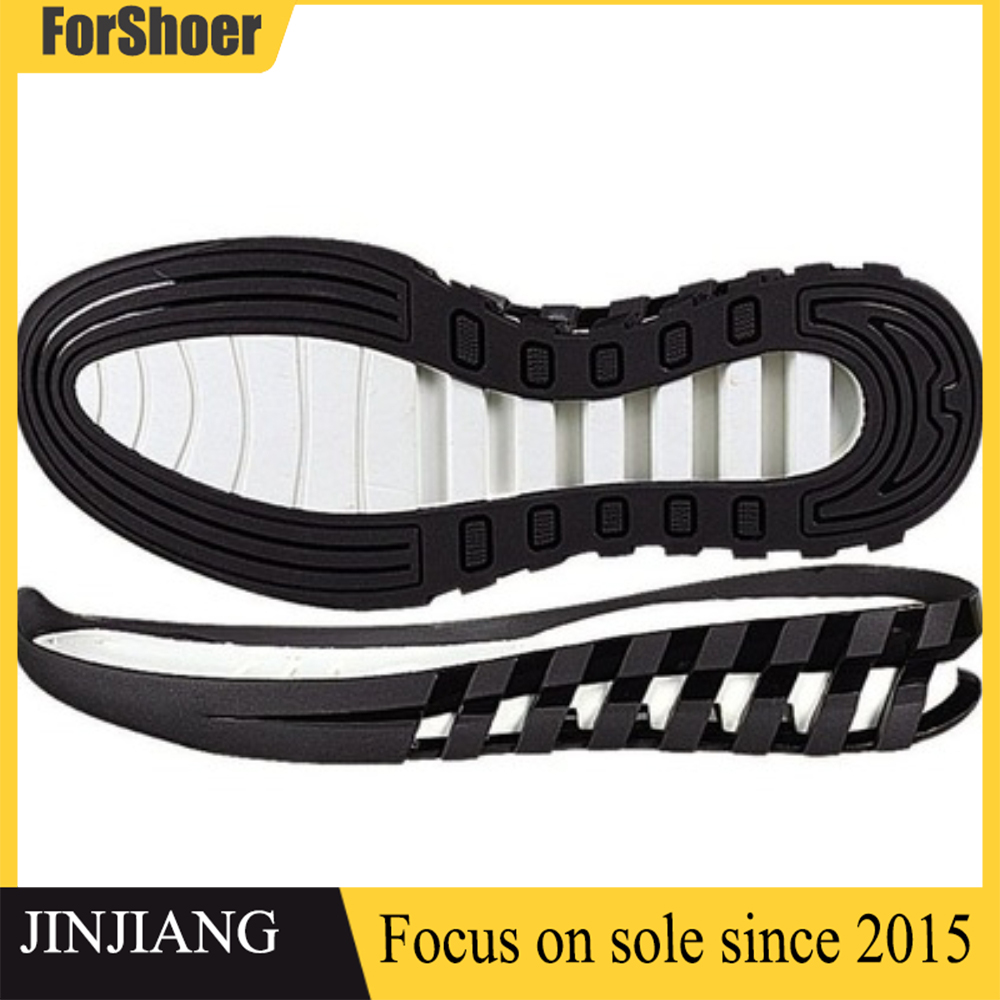 Wholesale Blade Point Men jogging Soles,Soft Air Cushion Transparent Sole