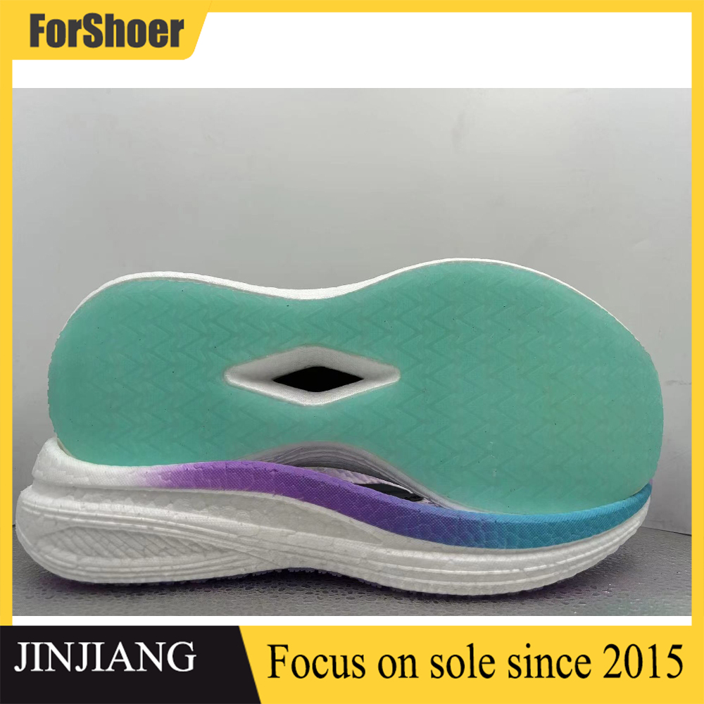 New Casual Sport Sneaker Soft Men Chunky Outsole Popcorn+TPU Shoe Sole