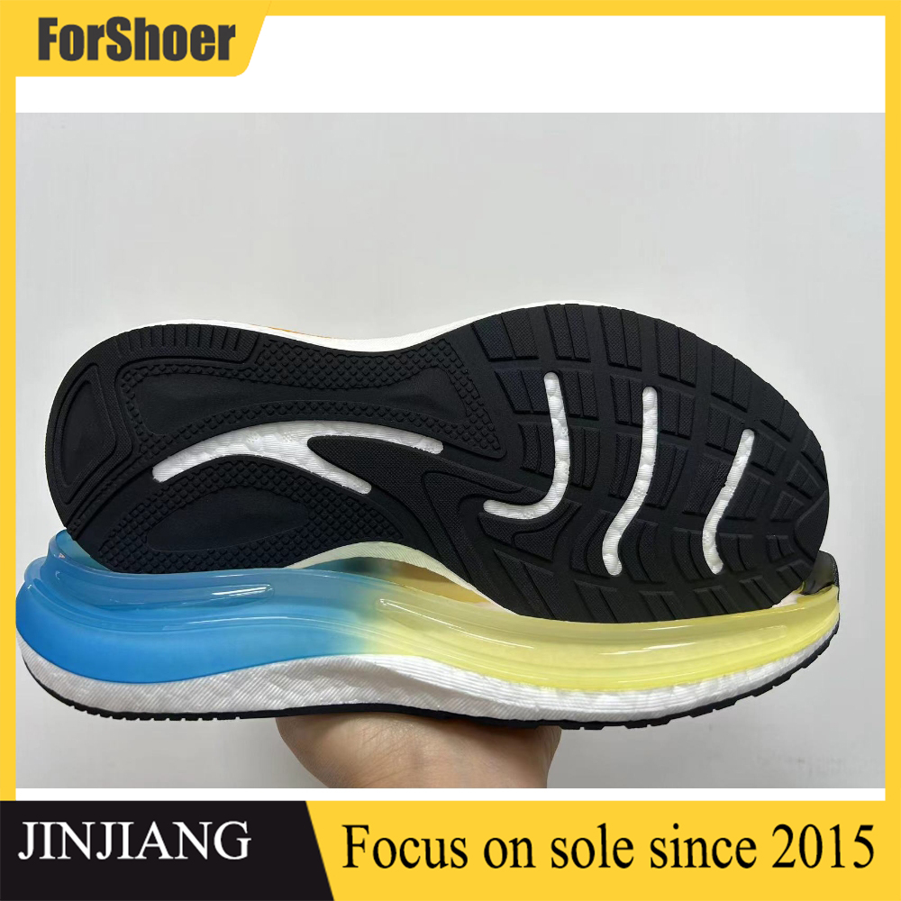 Luminous EVA TPU sole new fashion casual shoe sole popcorn shoe sole for man