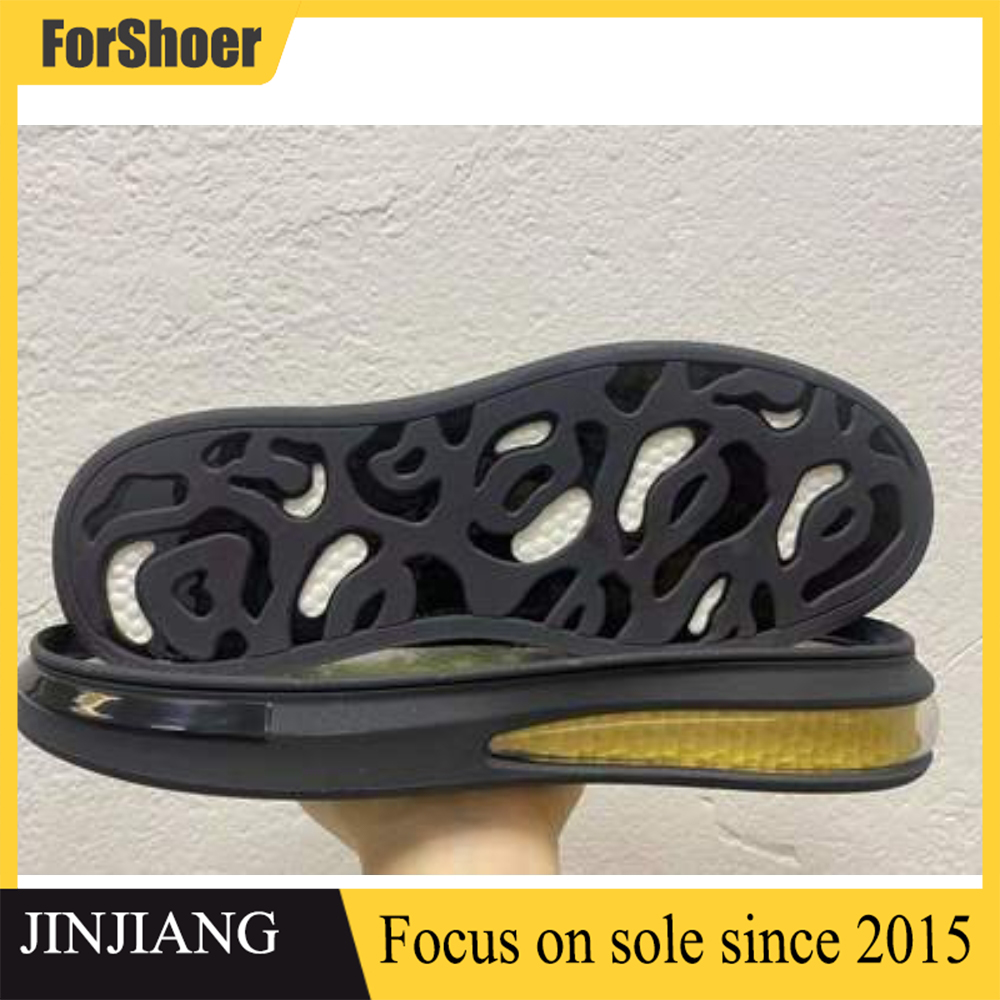 Fashion Men's Sports Shoes Sole Anti-slip ETPU Rubber Shoe Soles Shock Absorption Soles