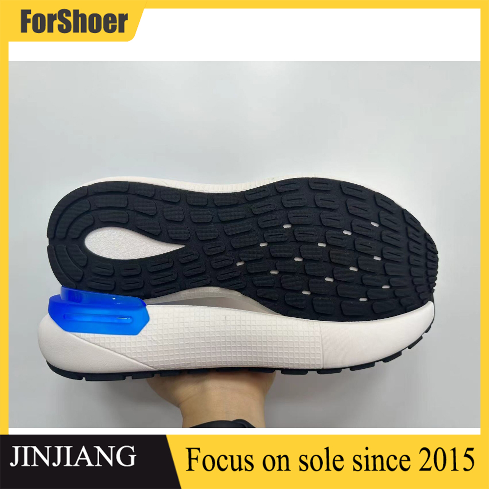 Wholesale Customized Breathable Non-slip Sneakers TPU Sole High Elastic Men's Casual Sole