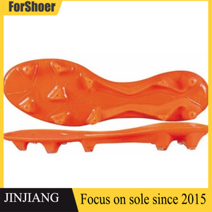 Football Shoe Sole Soft Material Unisex Soccer Training Shoes Rubber/TPU Outsole