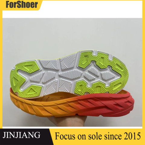  Latest EVA Rubber Sole Manufacturer 2 Mold Compressing Eco Phylon Outsole