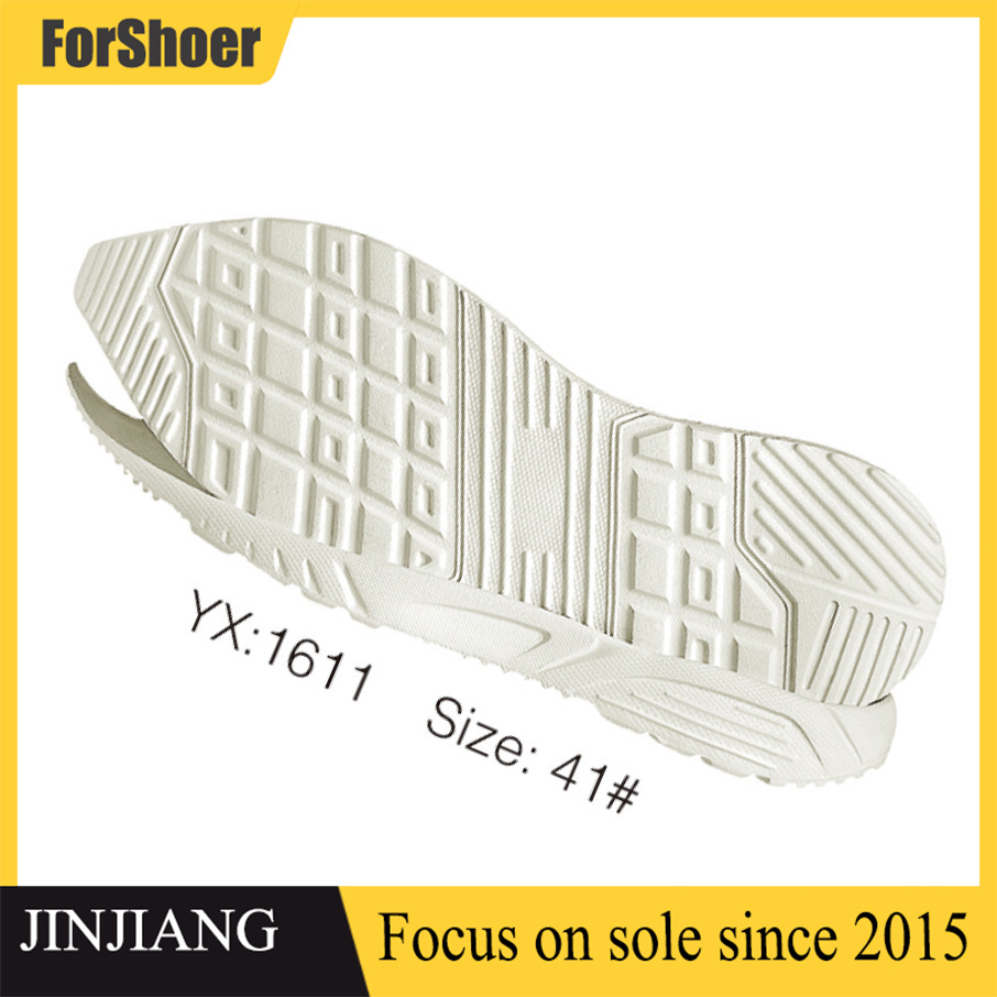 Custom Sport Shoe Soles OEM Men Women Eva+Rubber Sole Unisex Shock Absorption Sneaker Sole