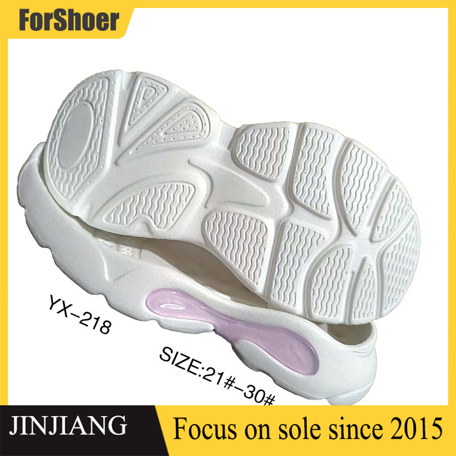 High Technology Fashion Leisure Ultralight Anti Slip Kid Rubber+EVA Outsole for Sneakers