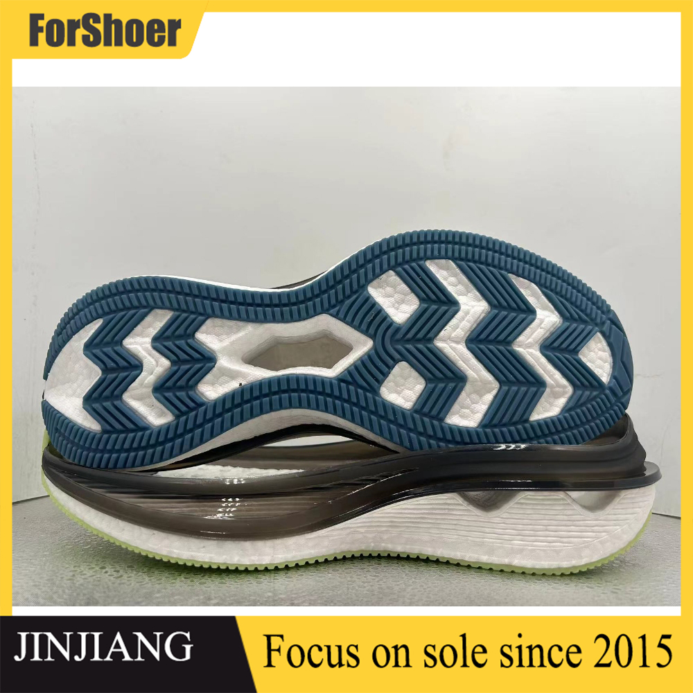 Factory Latest High Rebound Popcorn+TPU Sole Sneakers Sole Running Shoe Outsole
