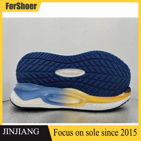 High Quality Outsole Suppliers Accept OEM Eva Tpu Popcorn Double Women Men Sport Shoe Soles
