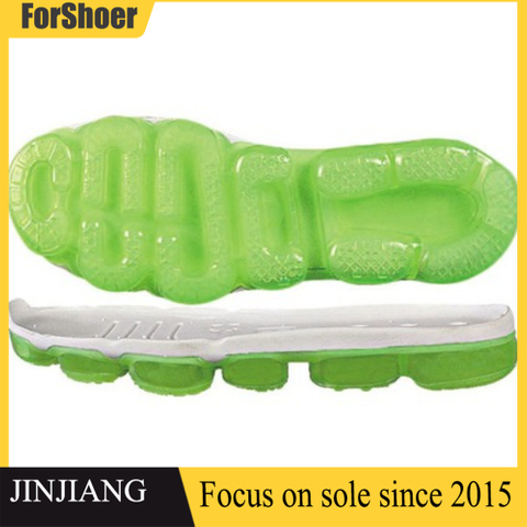 Blade Point TPU Air Cushion Transparent Men women Shoe Sole