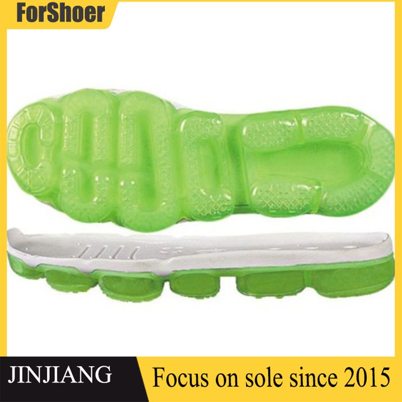 Blade Point TPU Air Cushion Transparent Men women Shoe Sole