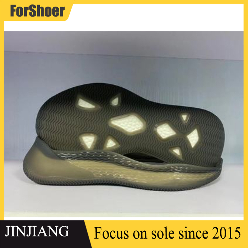 Fashion Men's Sports Shoes Sole Anti-slip ETPU Rubber Shoe Soles Shock Absorption Soles