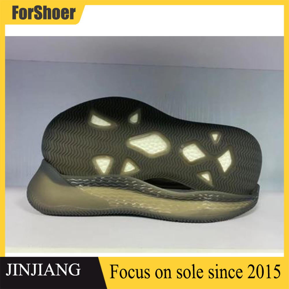 Fashion Men's Sports Shoes Sole Anti-slip ETPU Rubber Shoe Soles Shock Absorption Soles