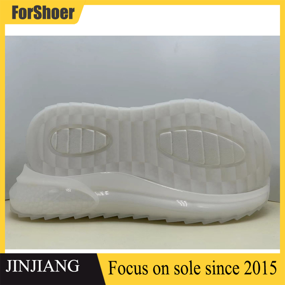 Fashion Men's Sports Shoes Sole Anti-slip ETPU Rubber Shoe Soles Shock Absorption Soles